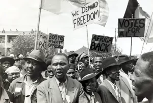1952 black african protesters